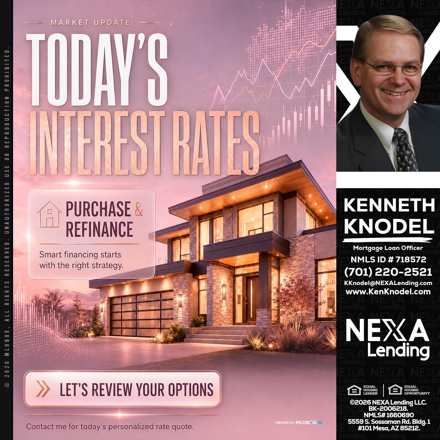 todays interest rates - Kenneth Knodel -Mortgage Loan Officer