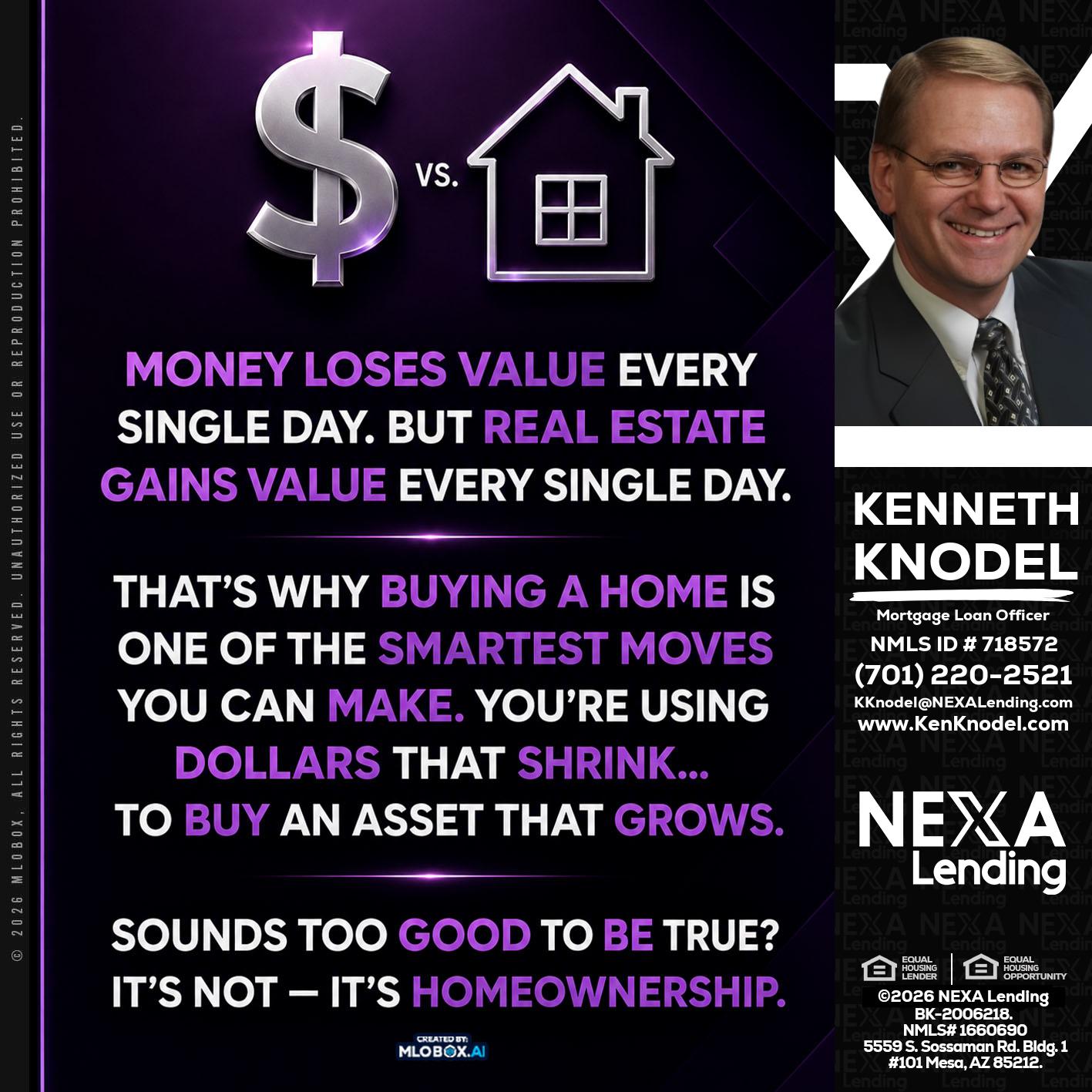 MONEY LOSES - Kenneth Knodel -Mortgage Loan Officer