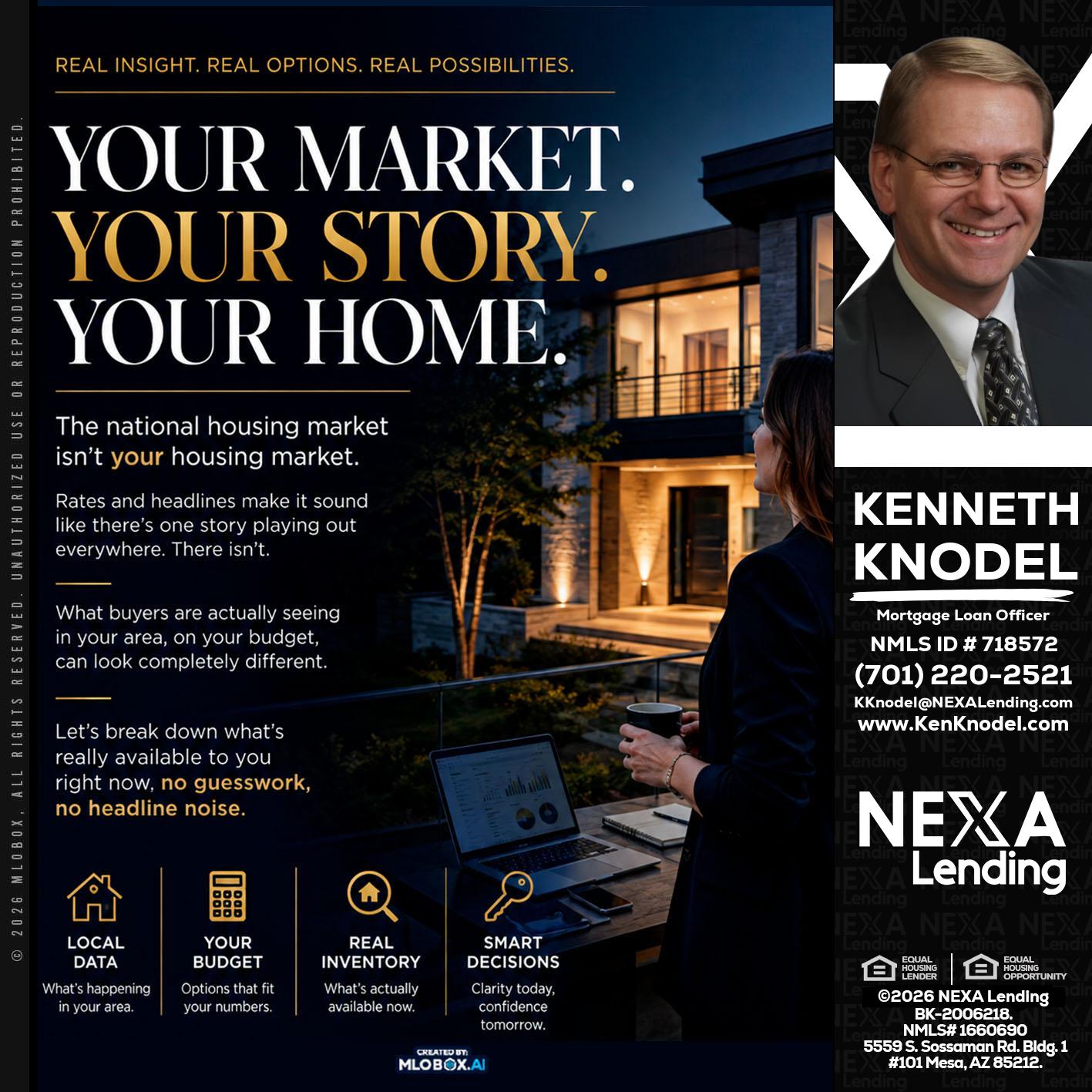 your market - Kenneth Knodel -Mortgage Loan Officer