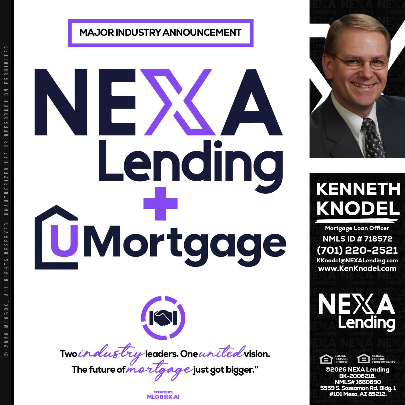 NEXA LENDING U MORTGAGE - Kenneth Knodel -Mortgage Loan Officer