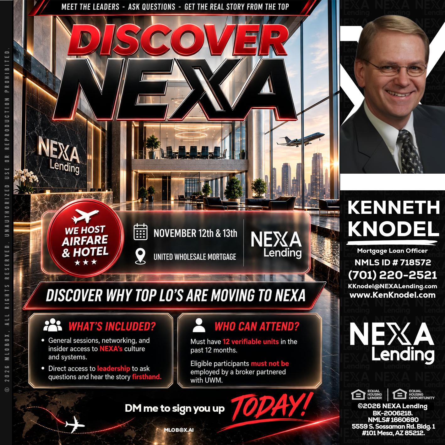 DISCOVER NEXA - Kenneth Knodel -Mortgage Loan Officer