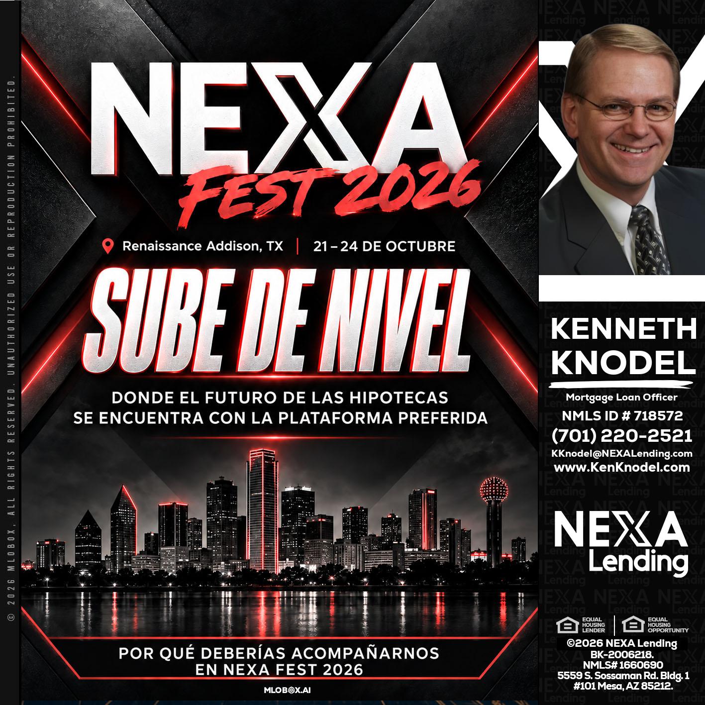 NEXA fest 2026 - Kenneth Knodel -Mortgage Loan Officer