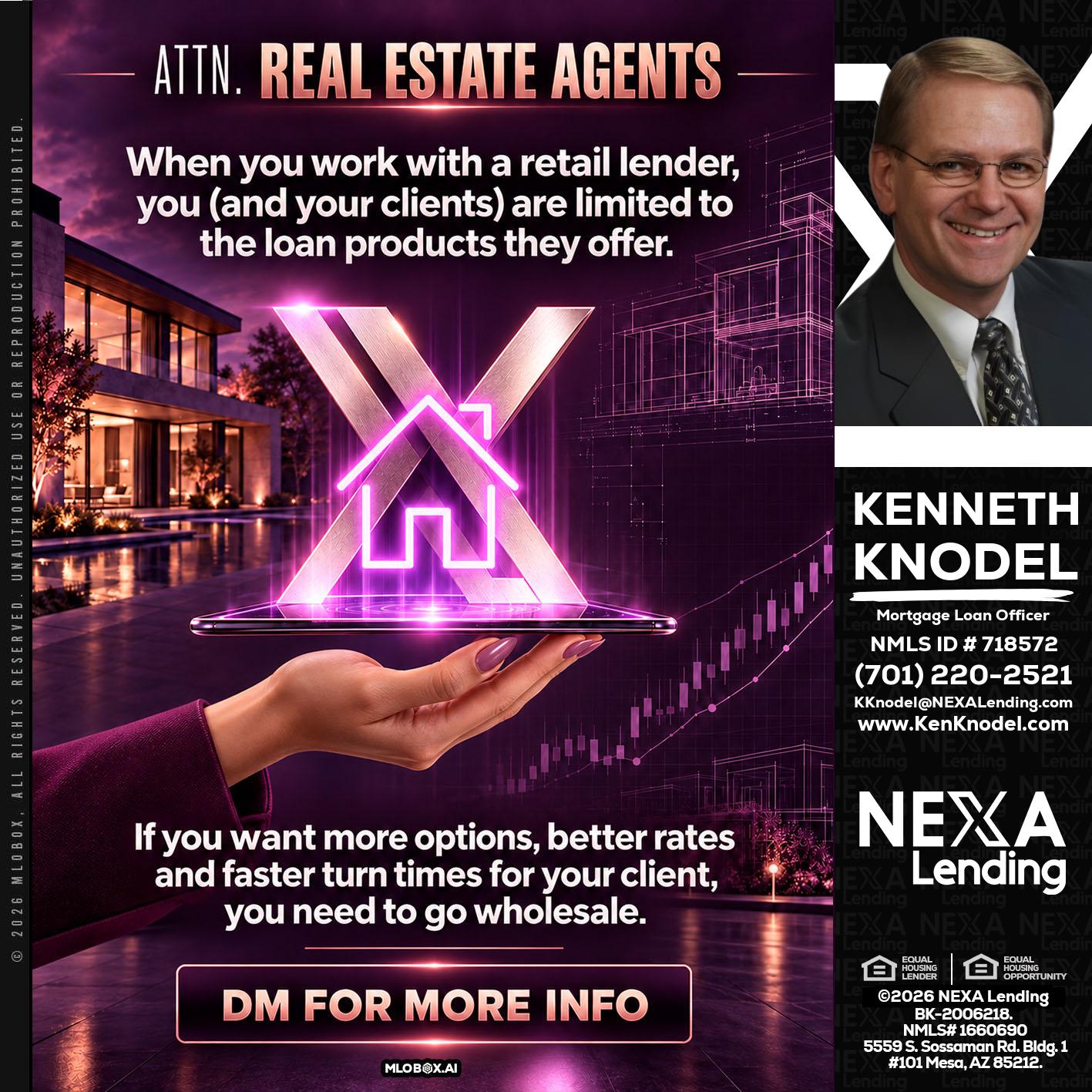 REAL ESTATE AGENTS - Kenneth Knodel -Mortgage Loan Officer