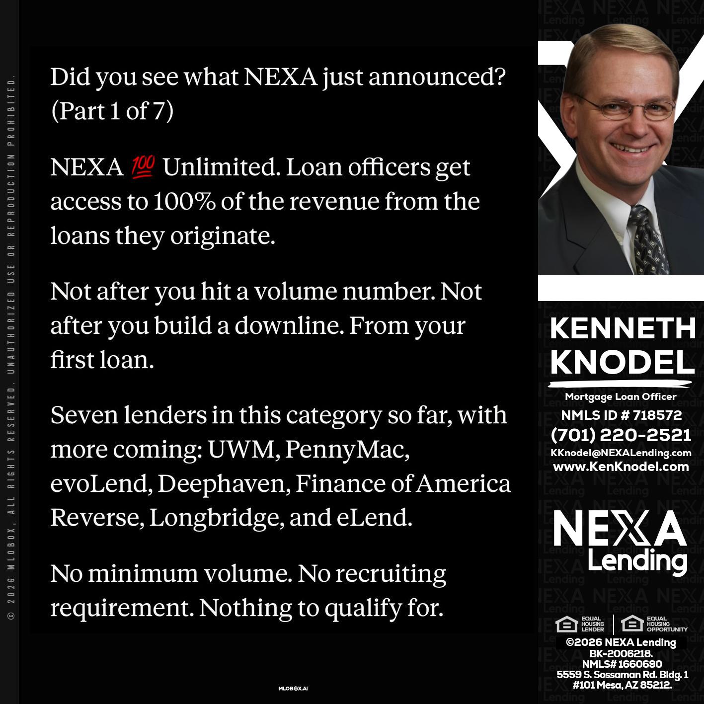 DID YOU KNOW - Kenneth Knodel -Mortgage Loan Officer