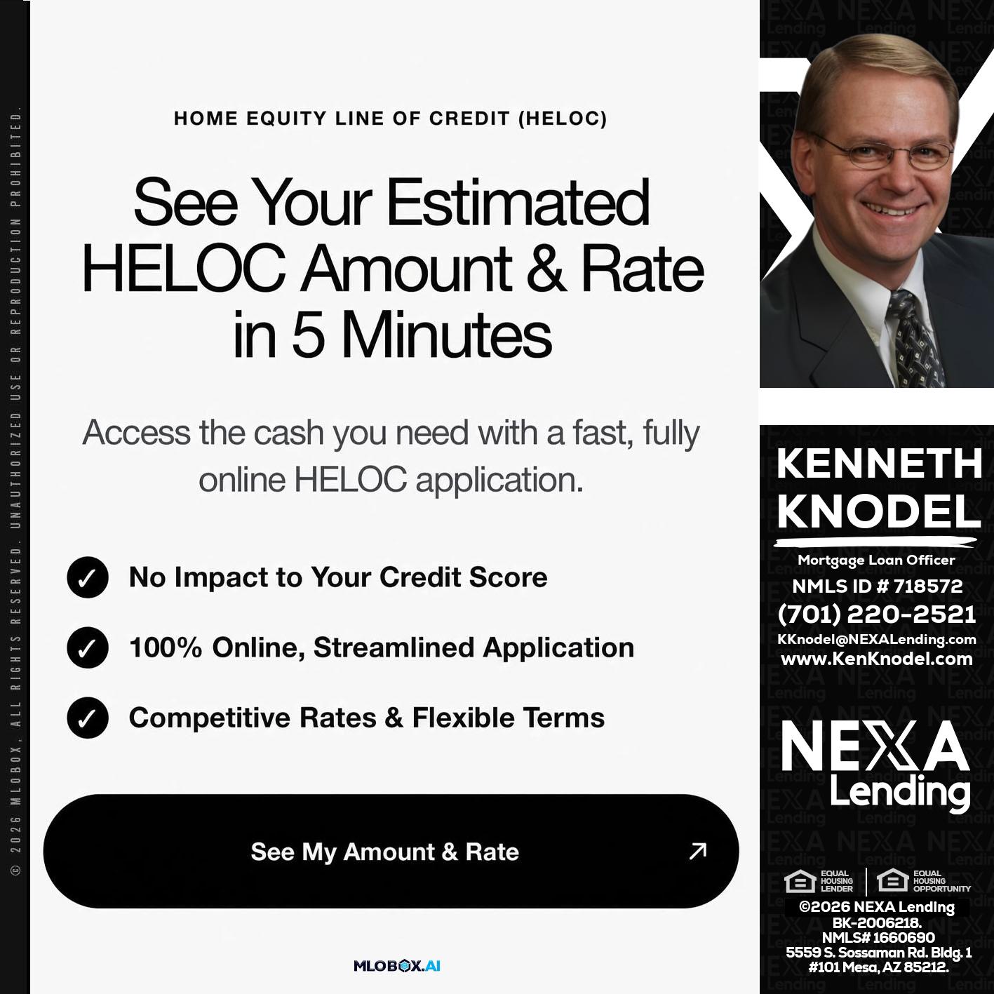 HELOC - Kenneth Knodel -Mortgage Loan Officer