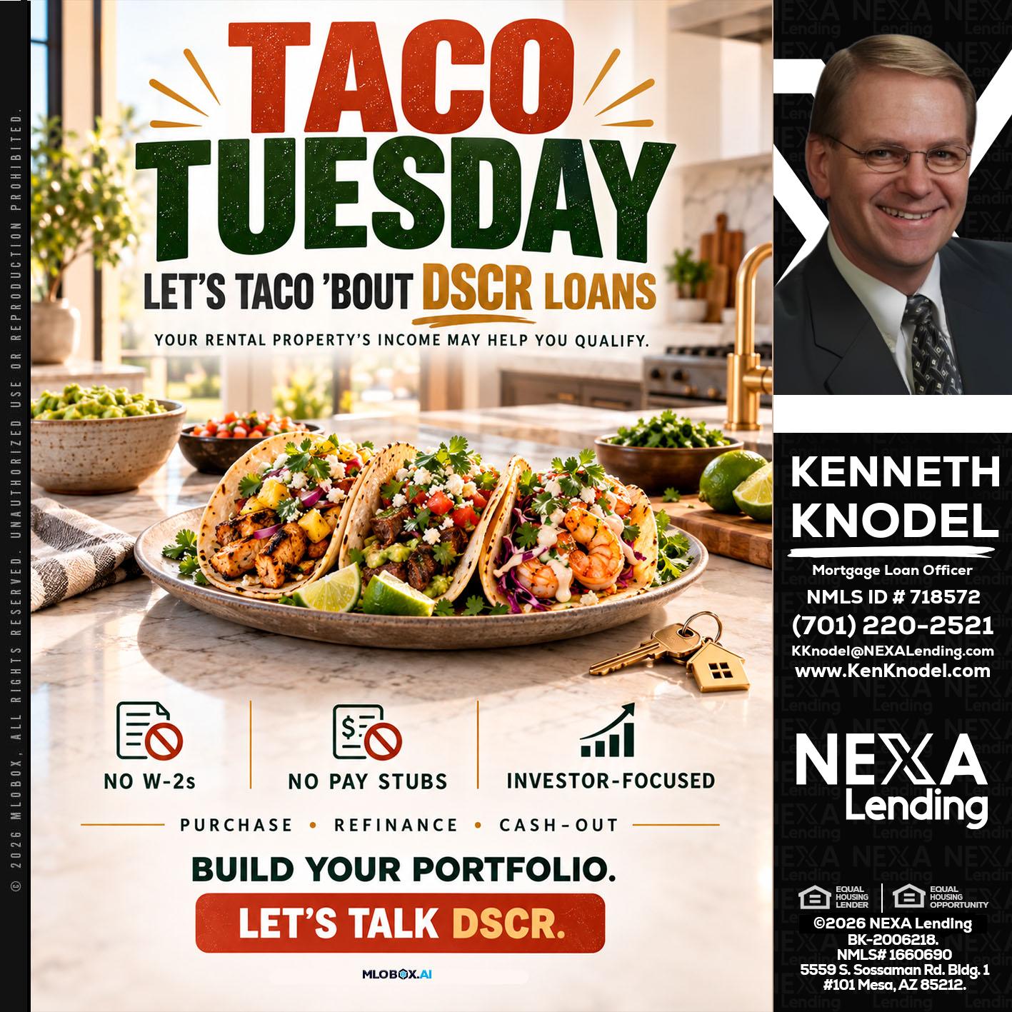 TACO TUESDAY - Kenneth Knodel -Mortgage Loan Officer