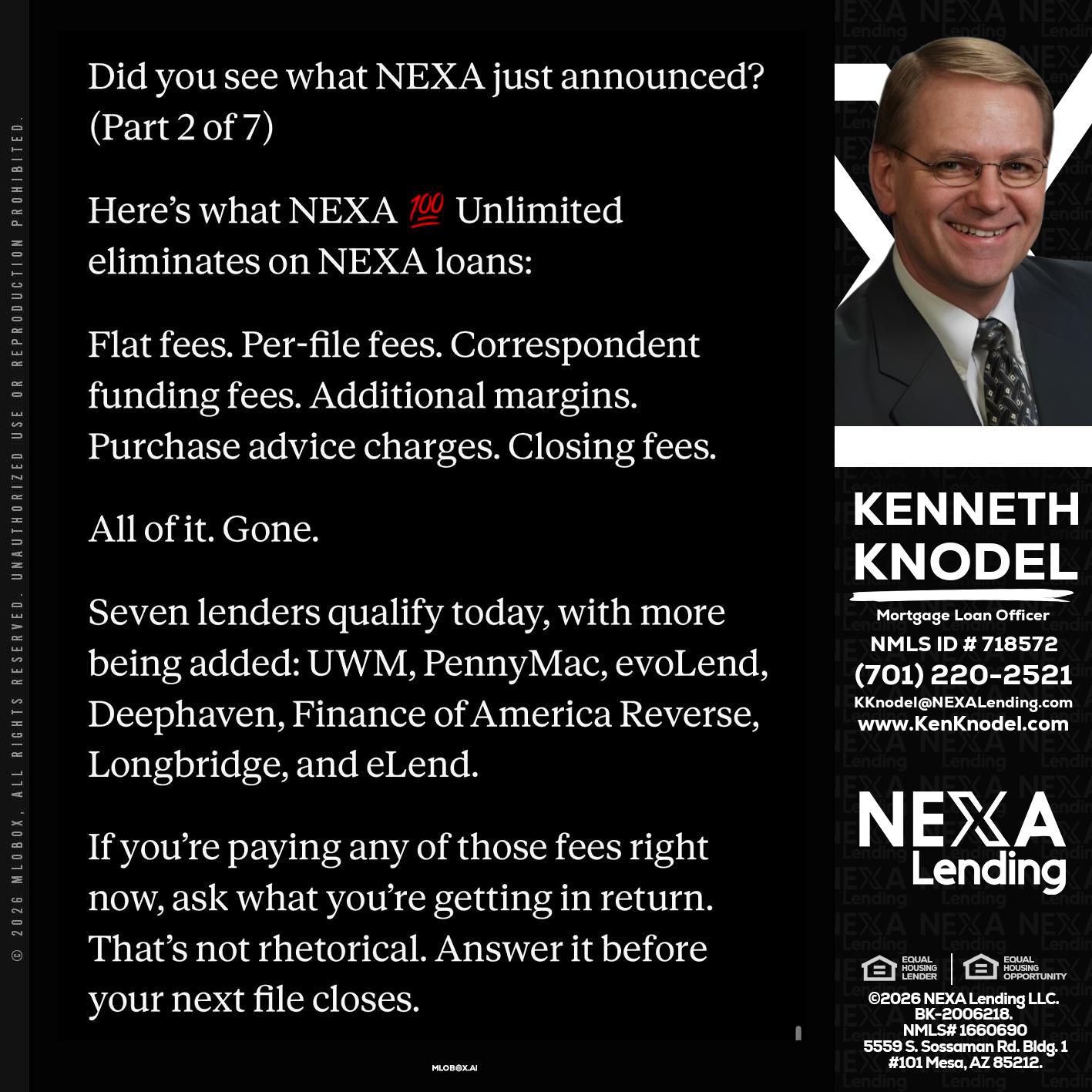2 OF 7 - Kenneth Knodel -Mortgage Loan Officer