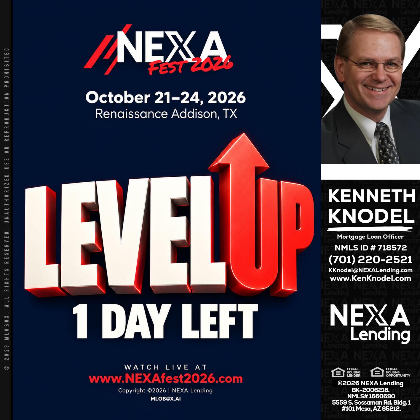 LEVEL UP - Kenneth Knodel -Mortgage Loan Officer