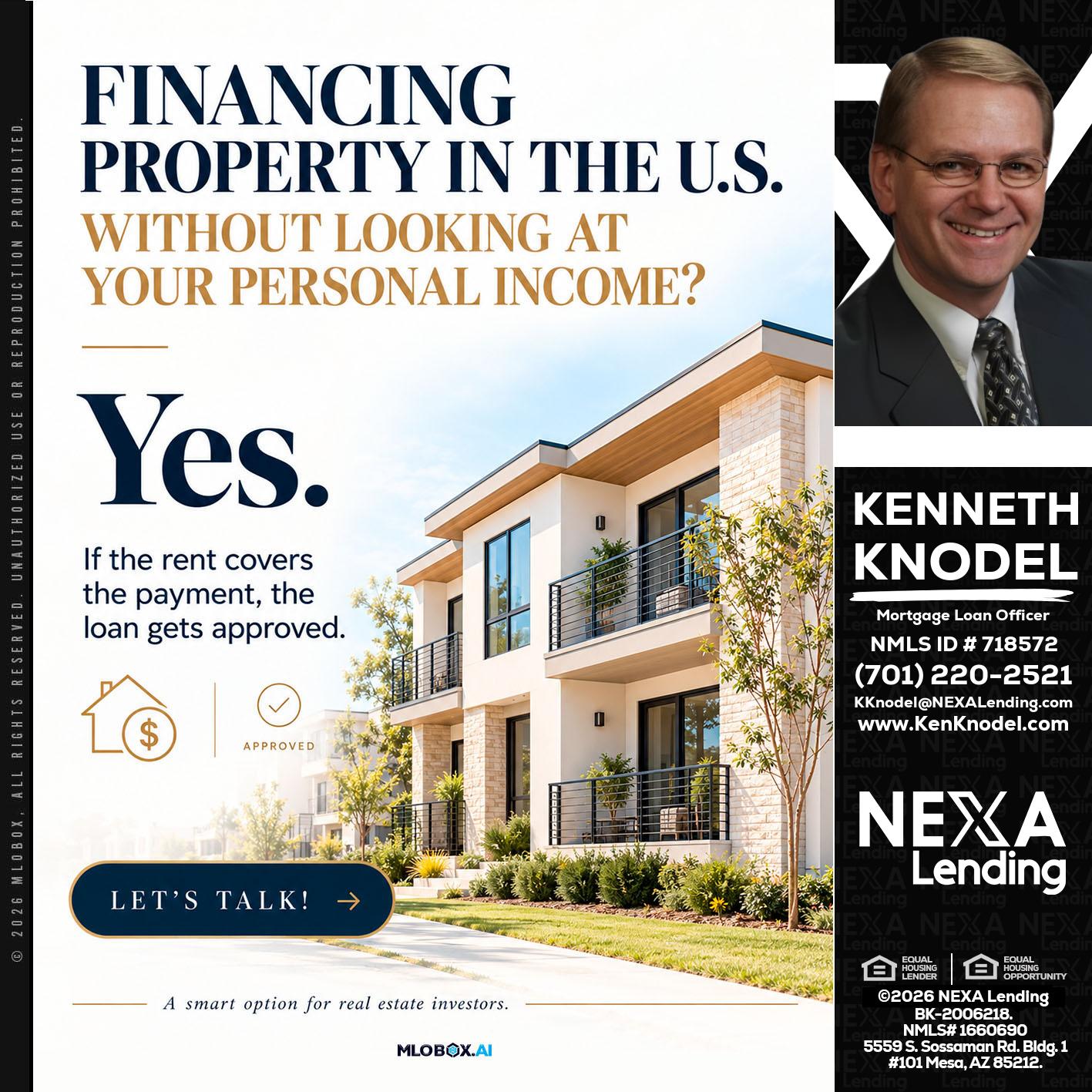 FINANCING - Kenneth Knodel -Mortgage Loan Officer
